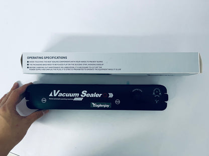 Eaglenjoy Vacuum Sealer Machine,Food Vacuum Sealer Machine,With 10 Vacuum Sealer Bags, One-touch Automatic Vacuum Sealer for Food