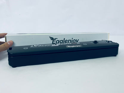 Eaglenjoy Vacuum Sealer Machine,Food Vacuum Sealer Machine,With 10 Vacuum Sealer Bags, One-touch Automatic Vacuum Sealer for Food