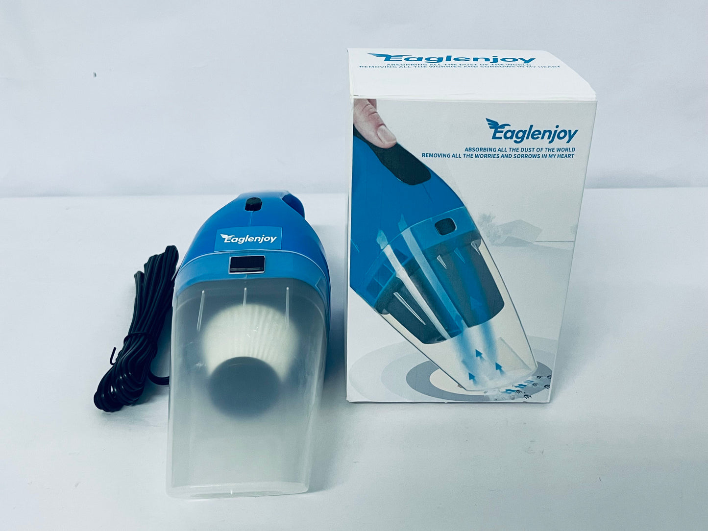 Eaglenjoy Cordless Handheld Car Vacuum Cleaner, Cordless Handheld Dual Function Vacuum and Blower, Powerful Portable Dust Buster for Home, Car