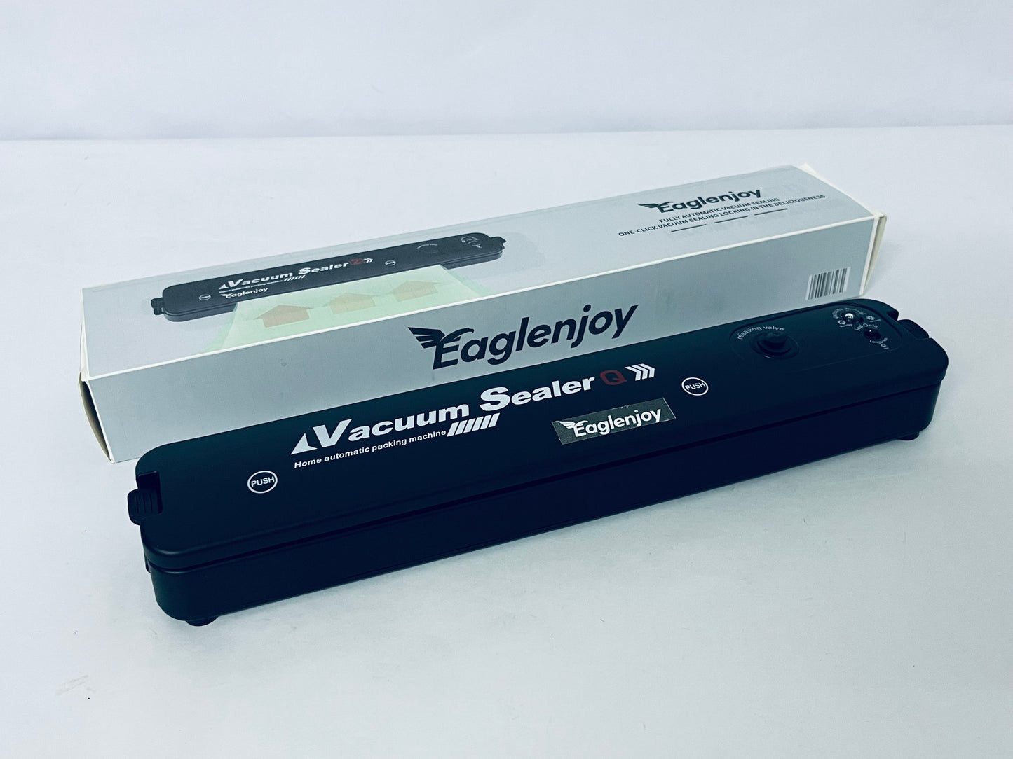 Eaglenjoy Vacuum Sealer Machine,Food Vacuum Sealer Machine,With 10 Vacuum Sealer Bags, One-touch Automatic Vacuum Sealer for Food