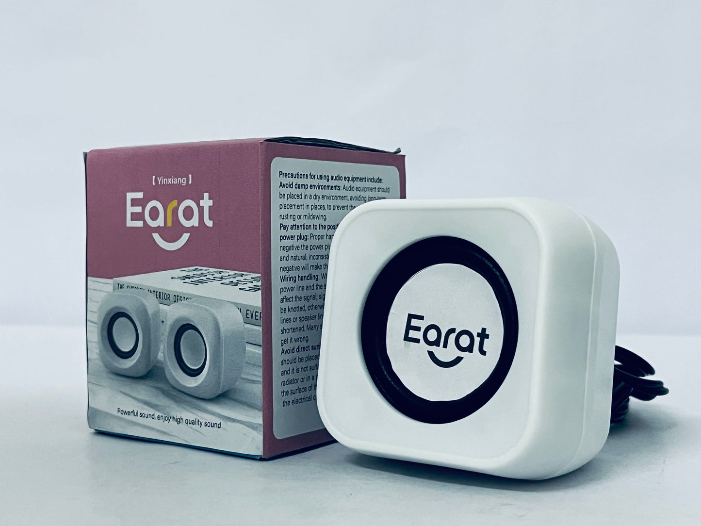 Earat 10W Mini 3" HiFi Full Range Speaker 8 Ohm Anti-Magnetic Audio 2.0/2.1 Home Stereo Woofer Loudspeaker 90dB High Sensitivity
