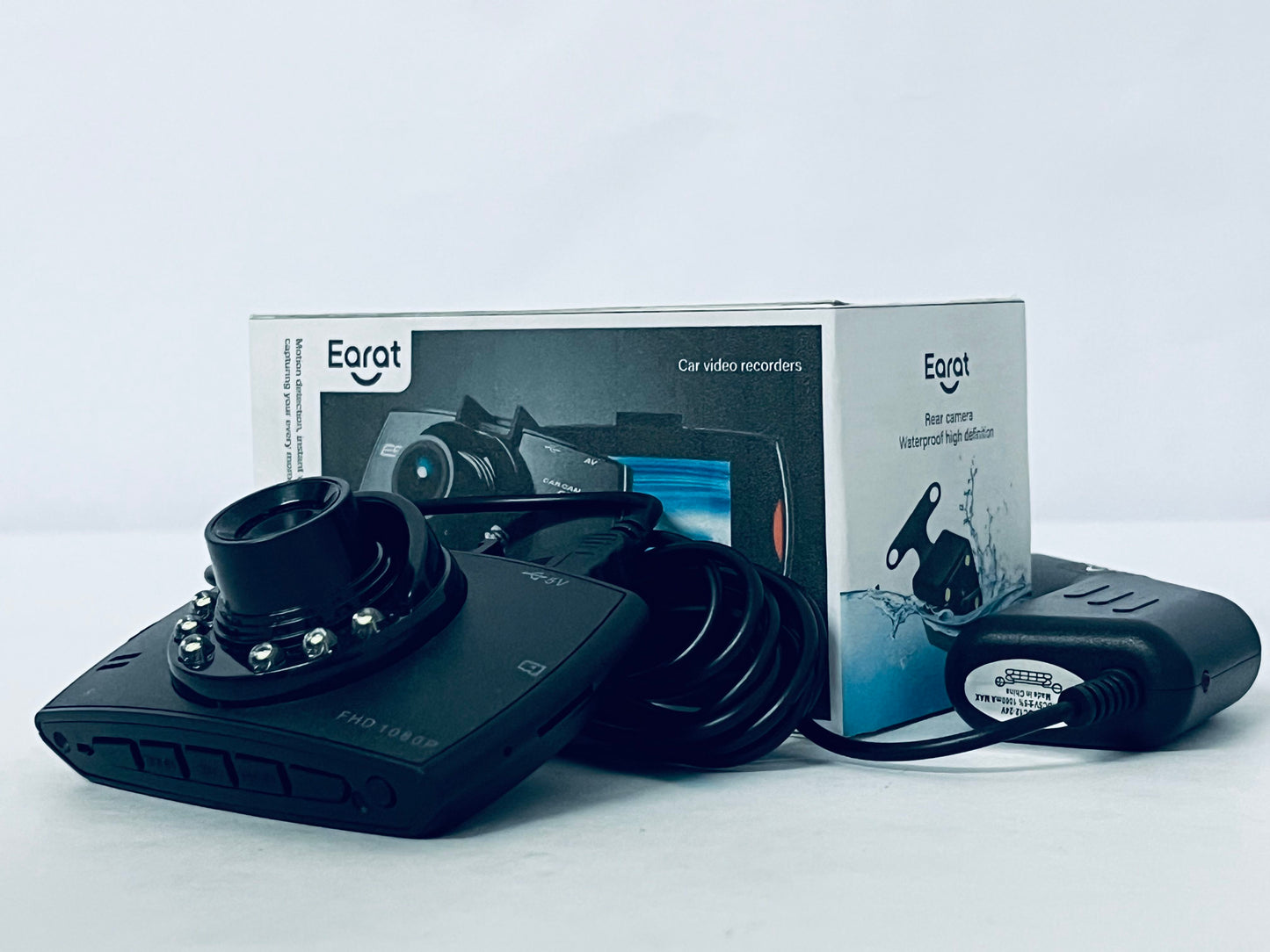 Earat R2-4K DUAL Dash Cam Front and Rear, STARVIS 2 Sensor, FREE 128GB Card Included, 5G WiFi - up to 20MB/s Fastest Download Speed with App, 4K 2160P/FHD Dash Camera for Cars, 3" IPS, 24H Parking Mode