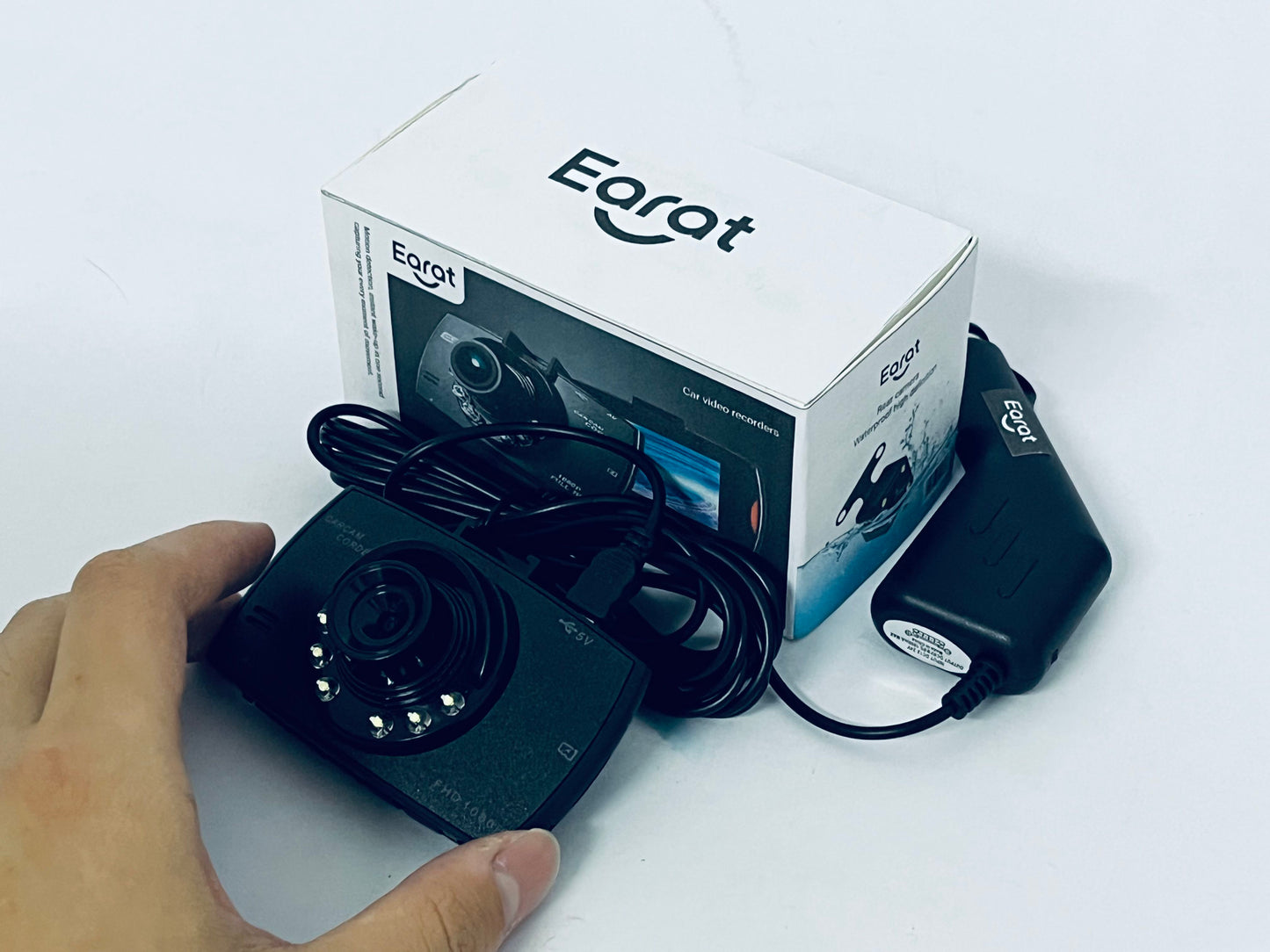 Earat R2-4K DUAL Dash Cam Front and Rear, STARVIS 2 Sensor, FREE 128GB Card Included, 5G WiFi - up to 20MB/s Fastest Download Speed with App, 4K 2160P/FHD Dash Camera for Cars, 3" IPS, 24H Parking Mode