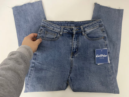 【EarlPolar High-Waisted Stretch Jeans】—— Effortless Style & All-Day Comfort