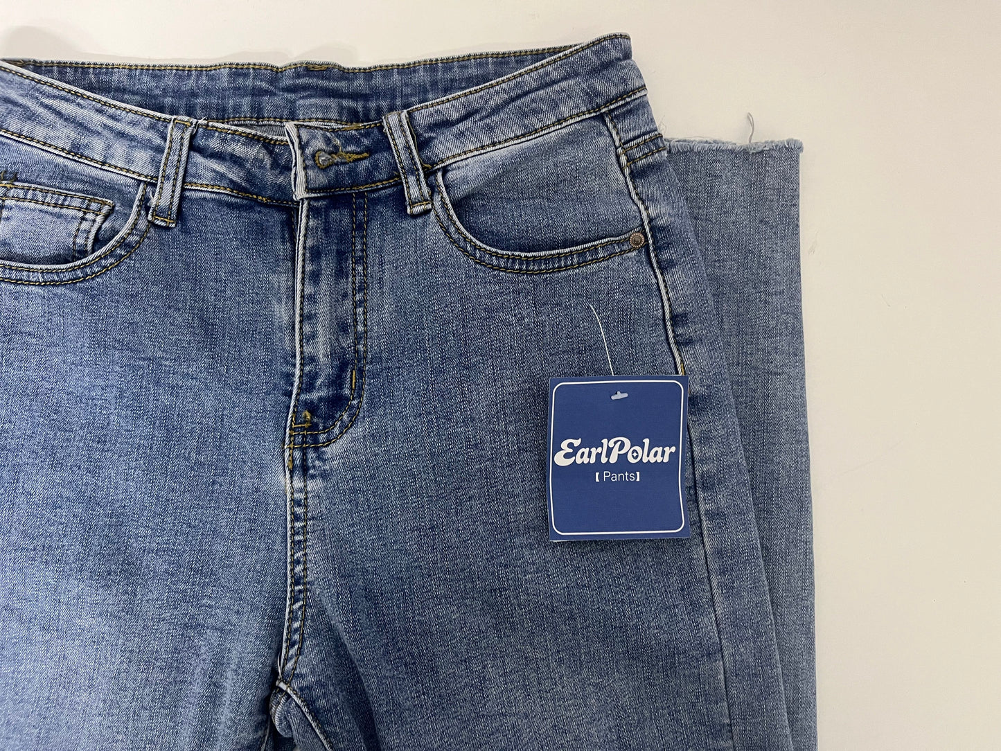 【EarlPolar High-Waisted Stretch Jeans】—— Effortless Style & All-Day Comfort