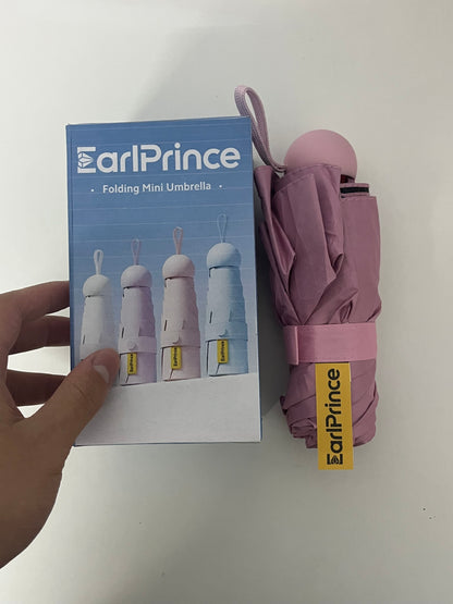 [EarlPrince Umbrellas]——EarlPrince Capsule 5-Fold Umbrella - Mini Portable UV Protection Sun & Rain Umbrella