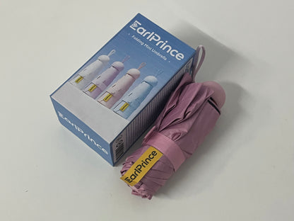 [EarlPrince Umbrellas]——EarlPrince Capsule 5-Fold Umbrella - Mini Portable UV Protection Sun & Rain Umbrella