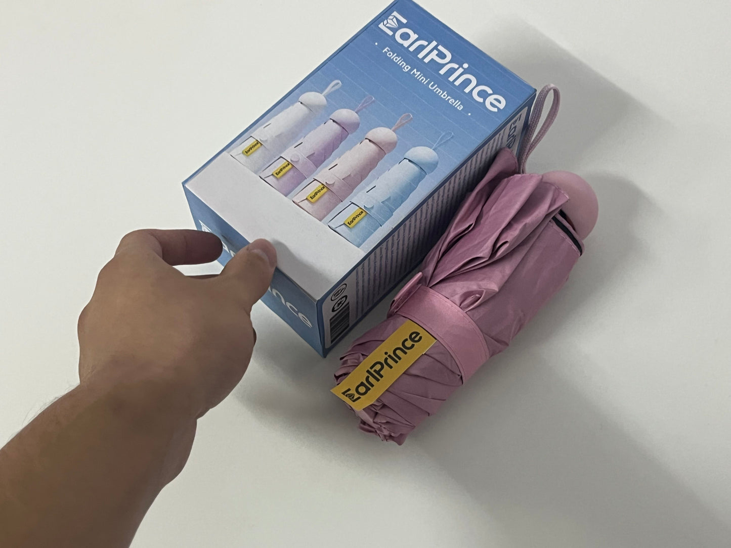 [EarlPrince Umbrellas]——EarlPrince Capsule 5-Fold Umbrella - Mini Portable UV Protection Sun & Rain Umbrella