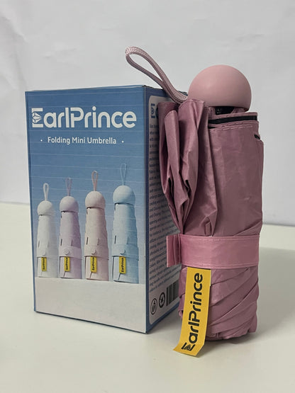 [EarlPrince Umbrellas]——EarlPrince Capsule 5-Fold Umbrella - Mini Portable UV Protection Sun & Rain Umbrella