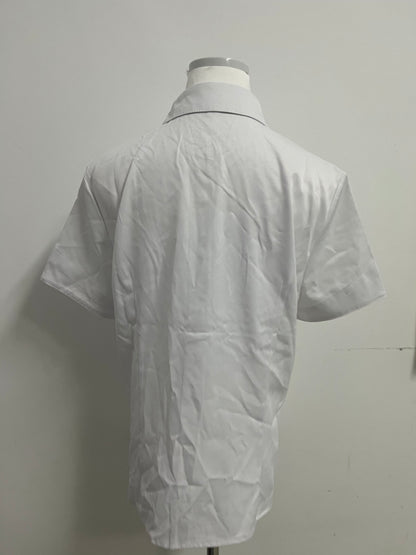 Earlate Office Work Blouse for Women: Short Sleeve Formal Shirt, Business Casual & Summer Breathable Top