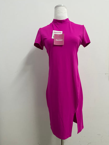 Earlate Rose Red Open-Back Slit Dress Show Elegance and Sexiness, Create a Unique Style