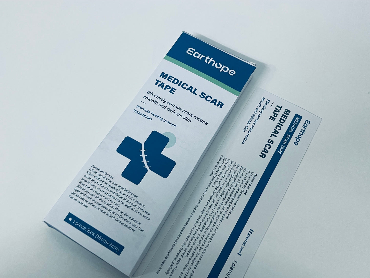 Earthope Medical Scar Tape 15×3CM Large Size Scar Reduction & Hypertrophy Prevention A Reliable Choice for Post-Operative Repair