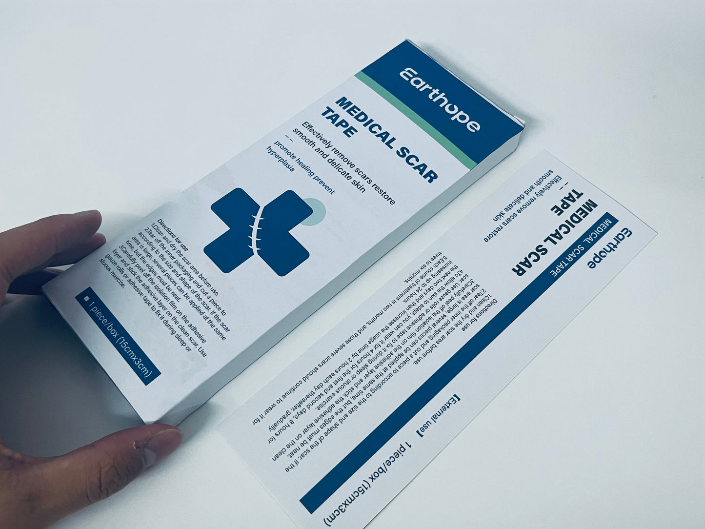 Earthope Medical Scar Tape 15×3CM Large Size Scar Reduction & Hypertrophy Prevention A Reliable Choice for Post-Operative Repair