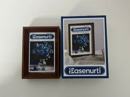 Easenurti Retro Wood Grain Photo Frame An Essential for Displaying Precious Memories & Decorating Desktops