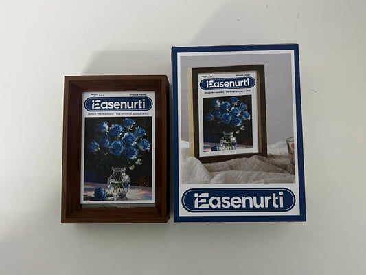 Easenurti Retro Wood Grain Photo Frame An Essential for Displaying Precious Memories & Decorating Desktops