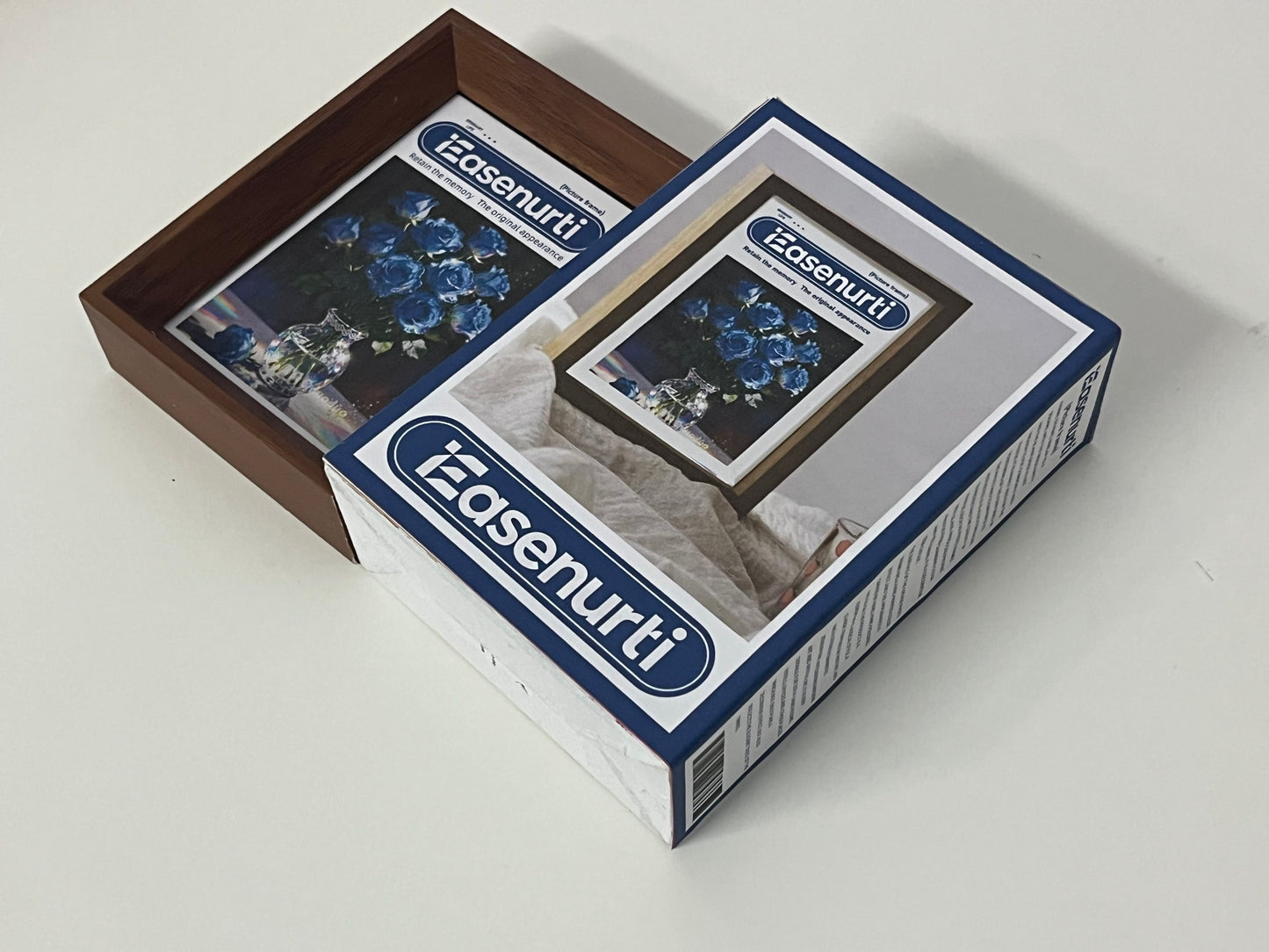 Easenurti Retro Wood Grain Photo Frame An Essential for Displaying Precious Memories & Decorating Desktops