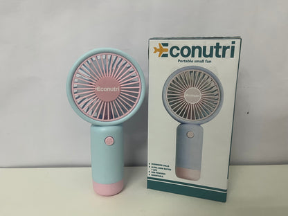 Econutri Macaron Handheld Fan A Long-Lasting Summer Cooling Essential