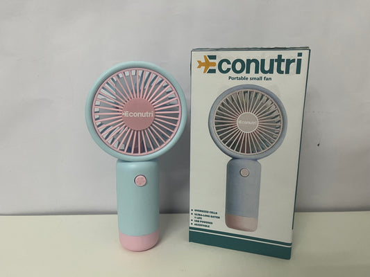 Econutri Macaron Handheld Fan A Long-Lasting Summer Cooling Essential