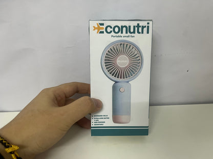 Econutri Macaron Handheld Fan A Long-Lasting Summer Cooling Essential