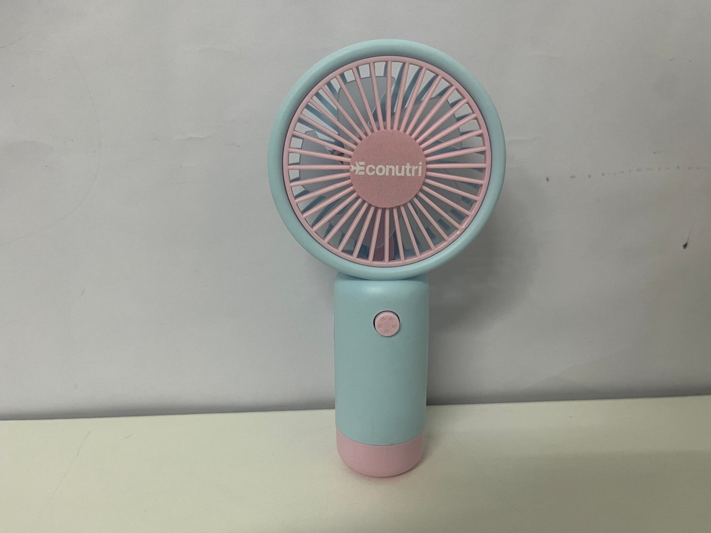 Econutri Macaron Handheld Fan A Long-Lasting Summer Cooling Essential