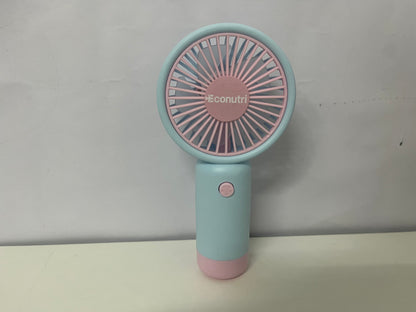 Econutri Macaron Handheld Fan A Long-Lasting Summer Cooling Essential