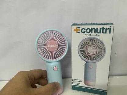 Econutri Macaron Handheld Fan A Long-Lasting Summer Cooling Essential