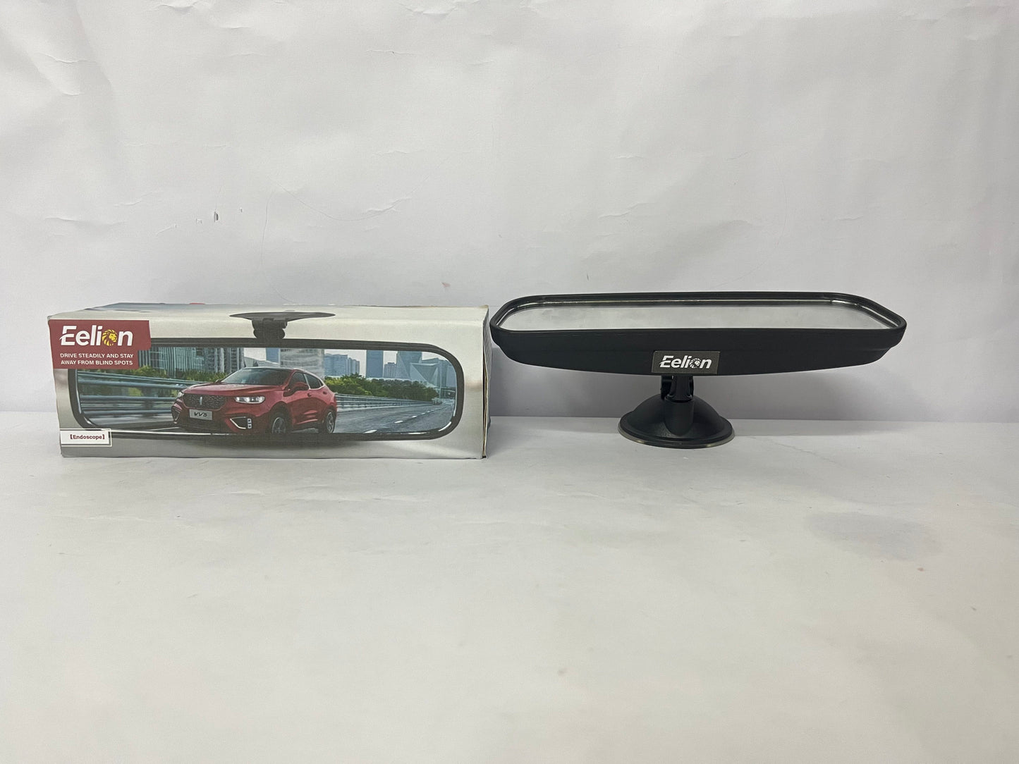 Eelion Car Rearview Mirrors, Interior Clip-on Panoramic Trapezoid Rear View Mirror for Car, Wide Viewing Range, 12 inch HD Universal Use for Cars, SUVs, Trucks, Vehicles