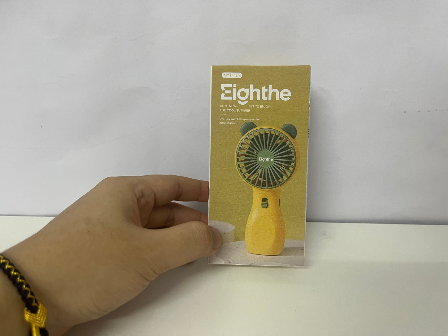 Eighthe Cute Bear Handheld Fan Cool Companion for Summer