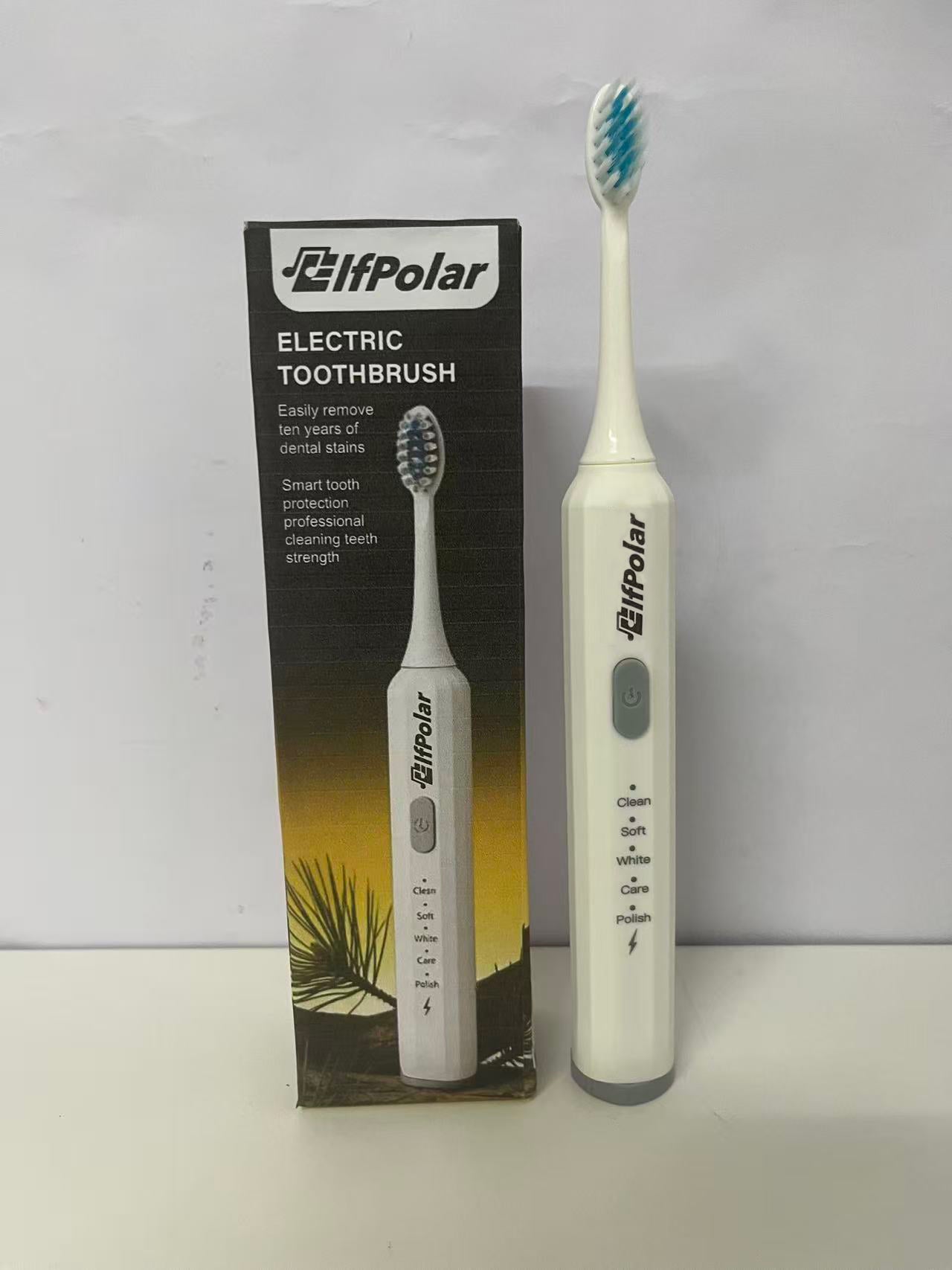 【ElfPolar Electrical toothbrushes】——ElfPolar Sonic Electric Toothbrush - 5 Cleaning Modes, Stain Removal & Gum Care, Waterproof Rechargeable Toothbrush for Adults
