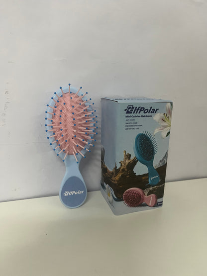 【ElfPolar Combs】——ElfPolar Mini Cushion Hairbrush - Anti-Static, Detangling, Wet & Dry Use, Portable Cute Brush for Kids & Adults