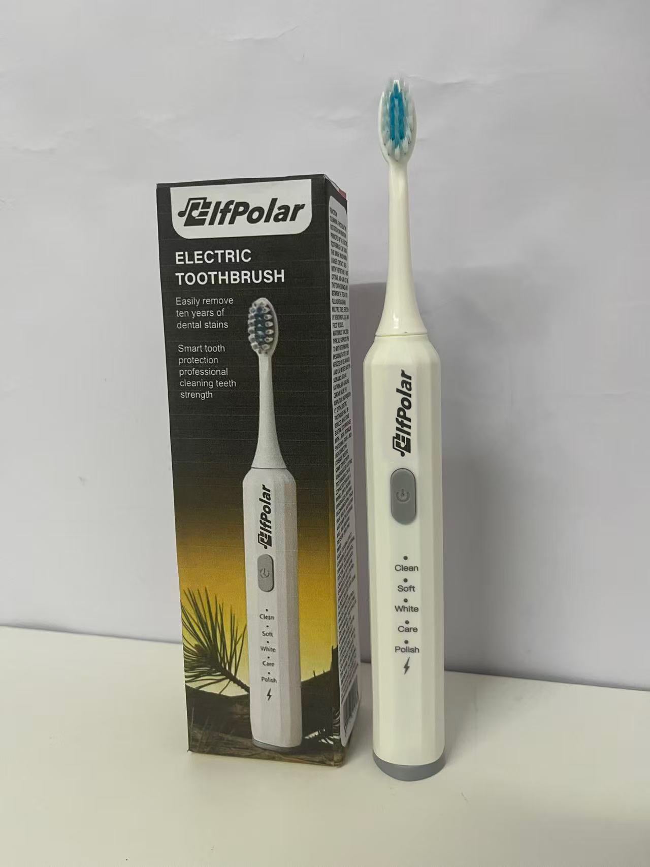 【ElfPolar Electrical toothbrushes】——ElfPolar Sonic Electric Toothbrush - 5 Cleaning Modes, Stain Removal & Gum Care, Waterproof Rechargeable Toothbrush for Adults
