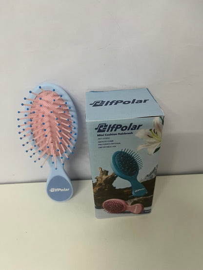 【ElfPolar Combs】——ElfPolar Mini Cushion Hairbrush - Anti-Static, Detangling, Wet & Dry Use, Portable Cute Brush for Kids & Adults