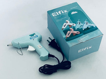 Elfix Hot Melt Glue Gun, Anti-Drip with Overload Protection, Fast Heating for DIY Crafts, Home Repairs, Art Projects
