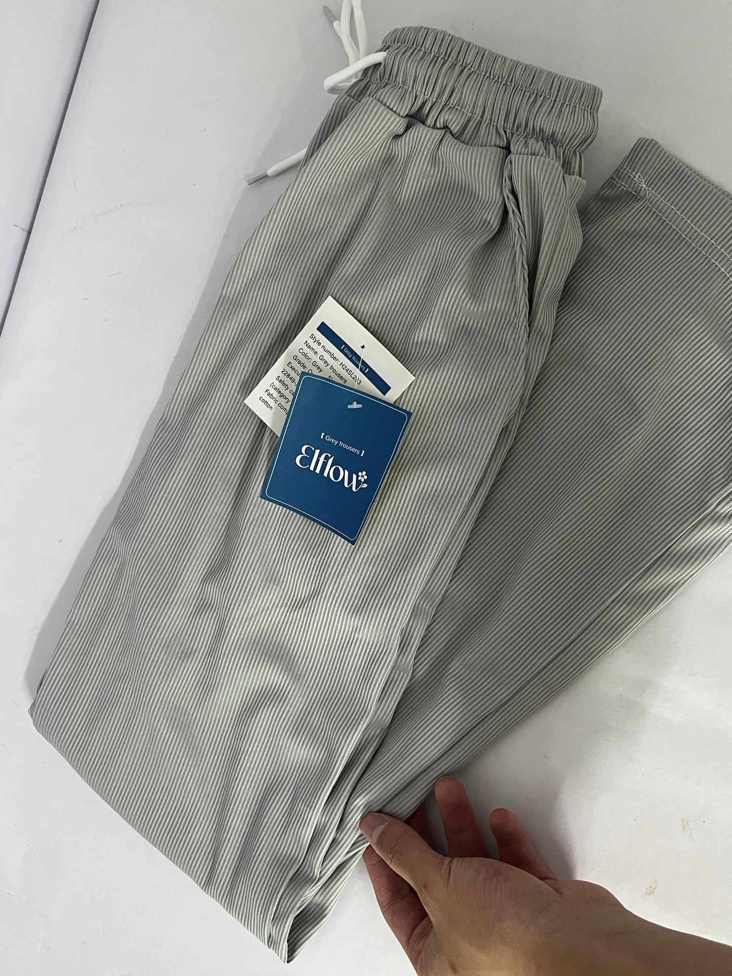 Elflow Striped Casual Pants - A Fashionable Choice for Home & Leisure