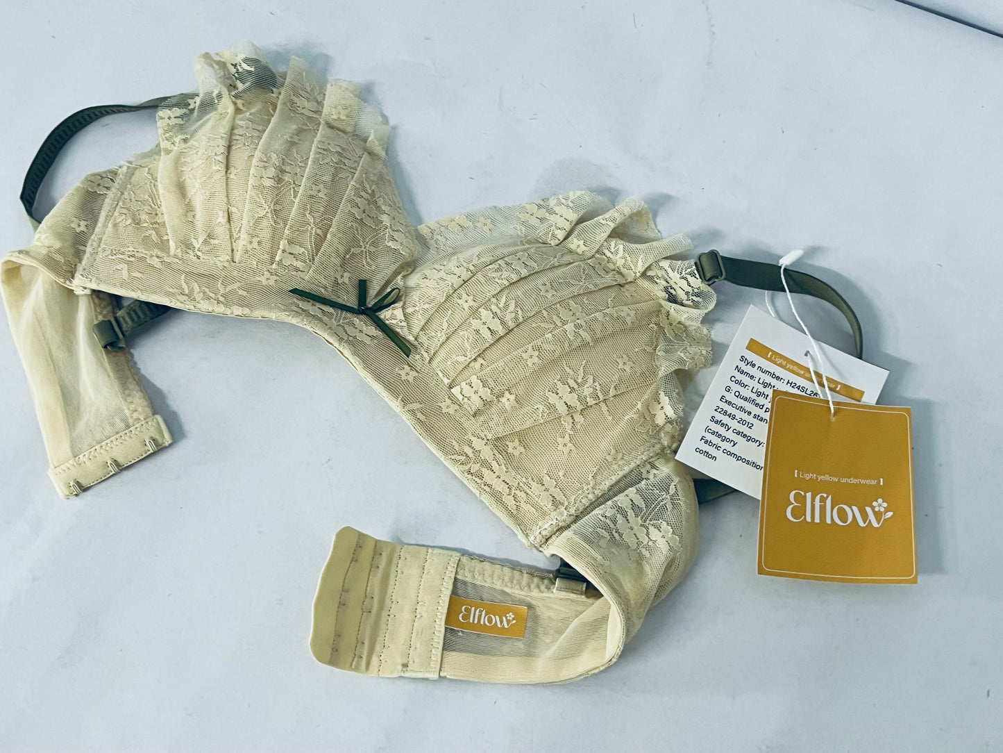 【Elflow Light French Lace Push-Up Bra | Dual Experience of Comfort and Elegance】
