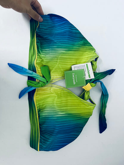 Envyouth Gradient Stripe Tie Side Bikini Top - Stylish & Comfortable Swimwear for Women