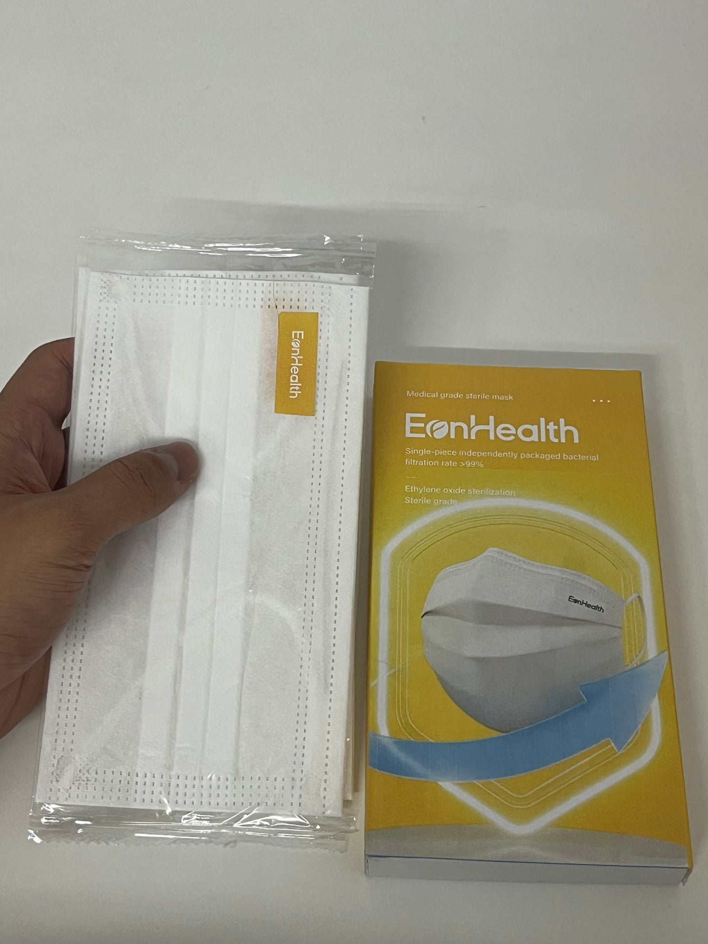 [EonHealth Sanitary masks]-Medical Grade Individually Wrapped Masks - High Filtration Sterile Protective Masks