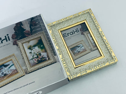 EraHi Ornate Wooden Gold Picture Frames for Home Wall Decor