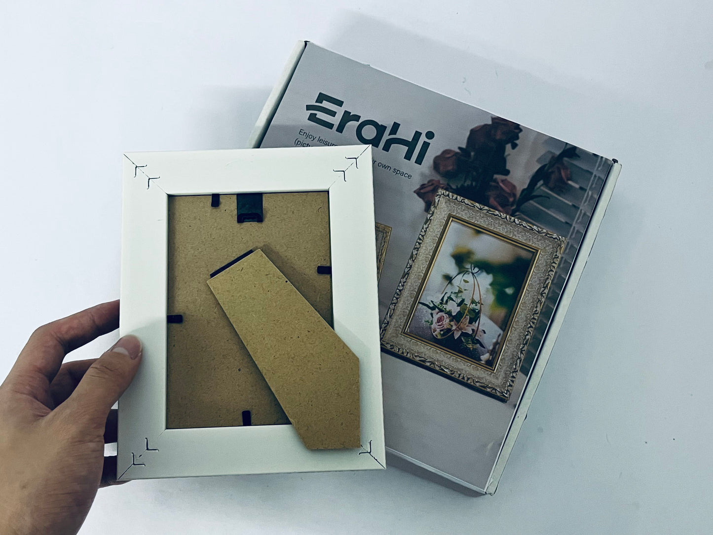 EraHi Ornate Wooden Gold Picture Frames for Home Wall Decor