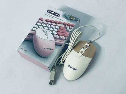 EraLion Wired Office Mouse USB Interface Ergonomic Design Compatible with Windows/Mac Laptops and Desktops