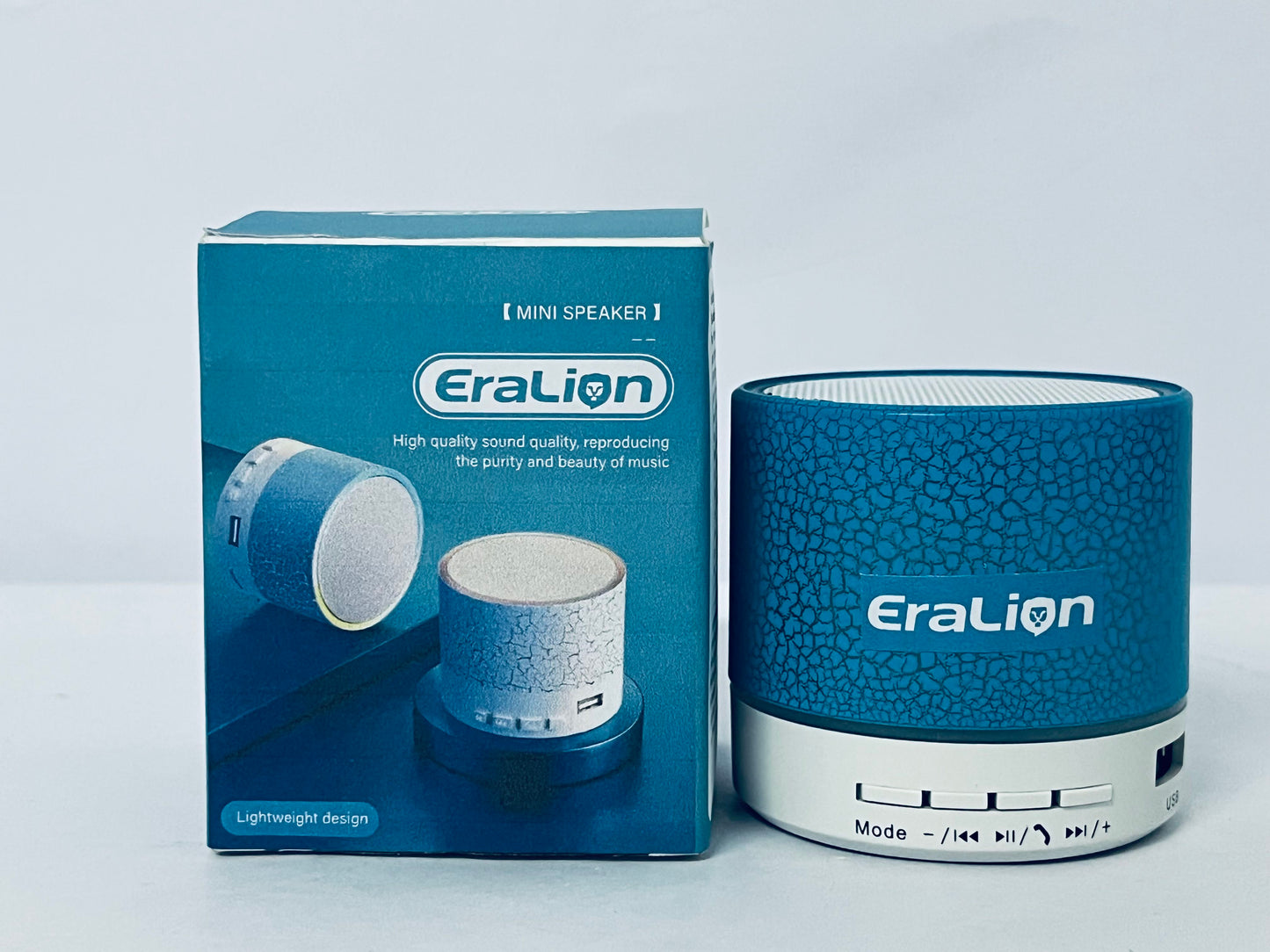 EraLion Portable Mini Noise Machine for Sleeping with LED Lights Small Bluetooth Speaker Rechargeable