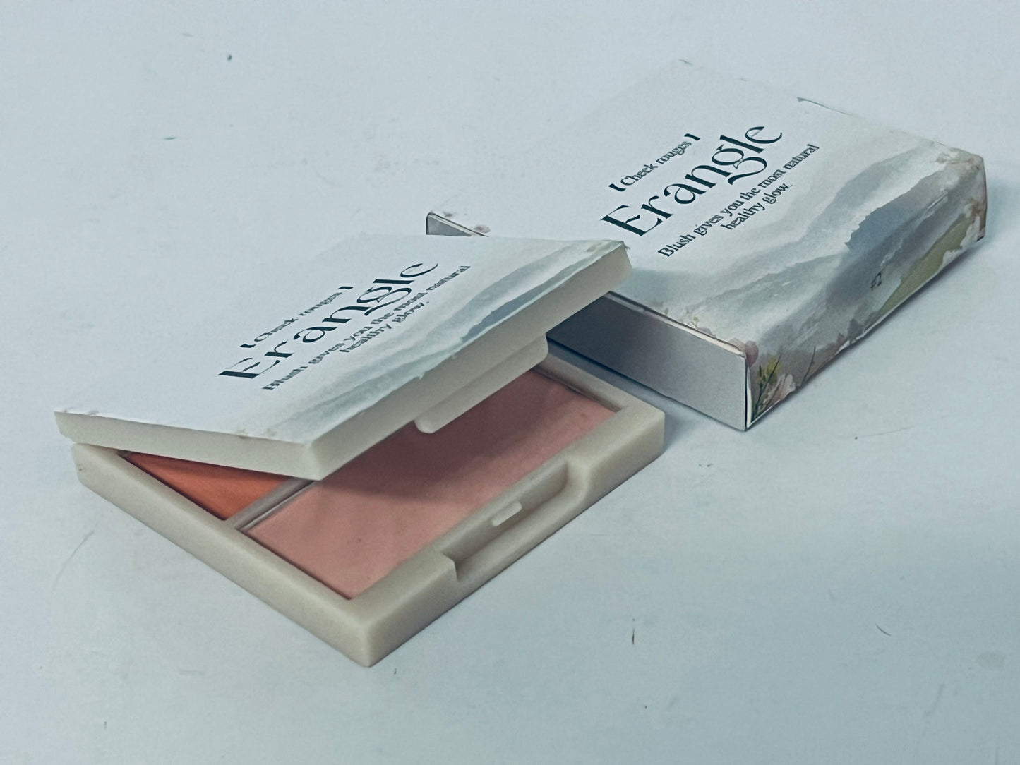 Erangle 3-Color Cream Blush Palette - Blendable Multitone Cheek Tint for Natural Healthy Glow, Buildable Pigment