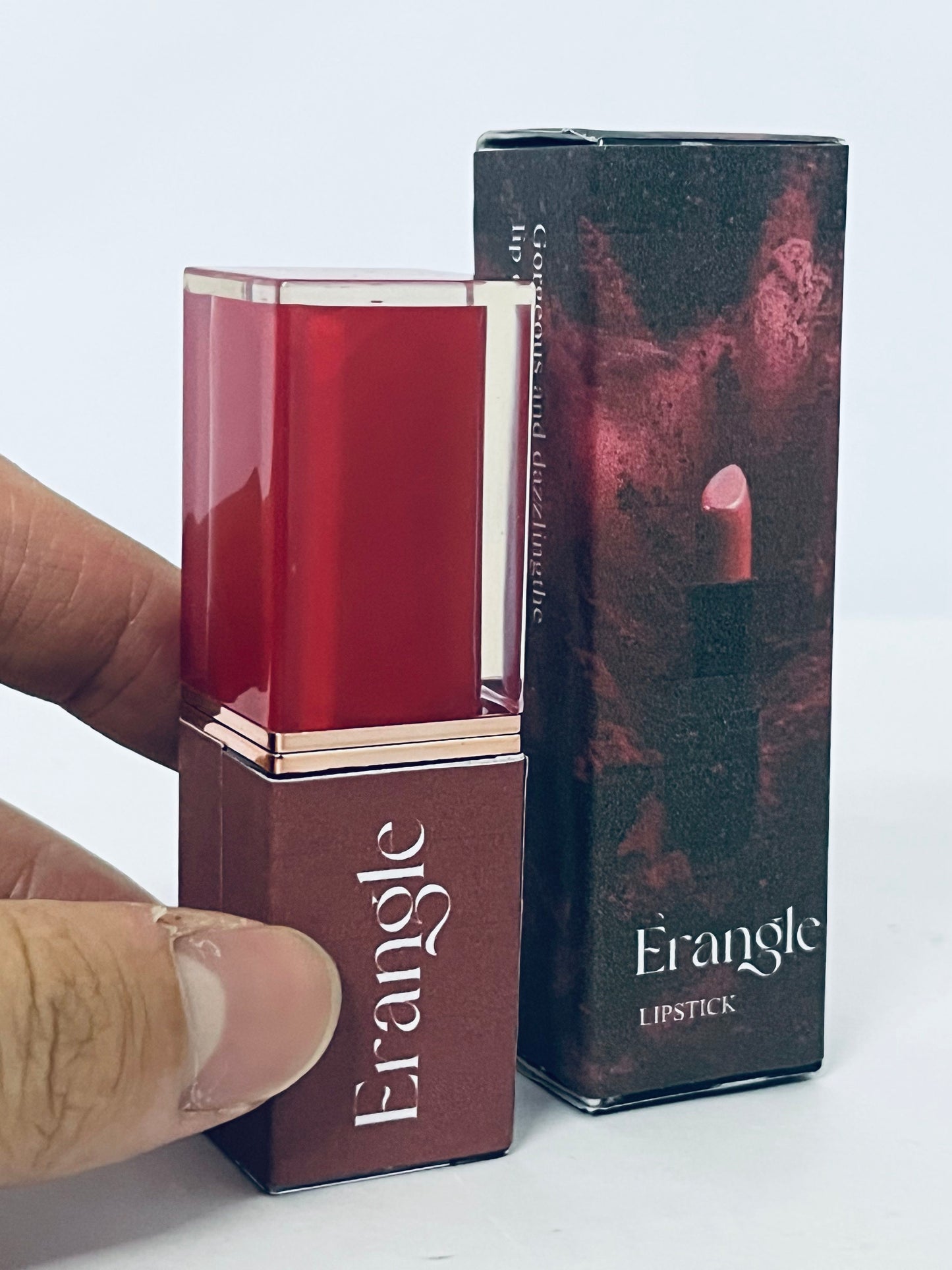 Erangle Color-Changing Lipstick, 3.5g - Orange-to-Pink Tint, Moisturizing Tinted Balm