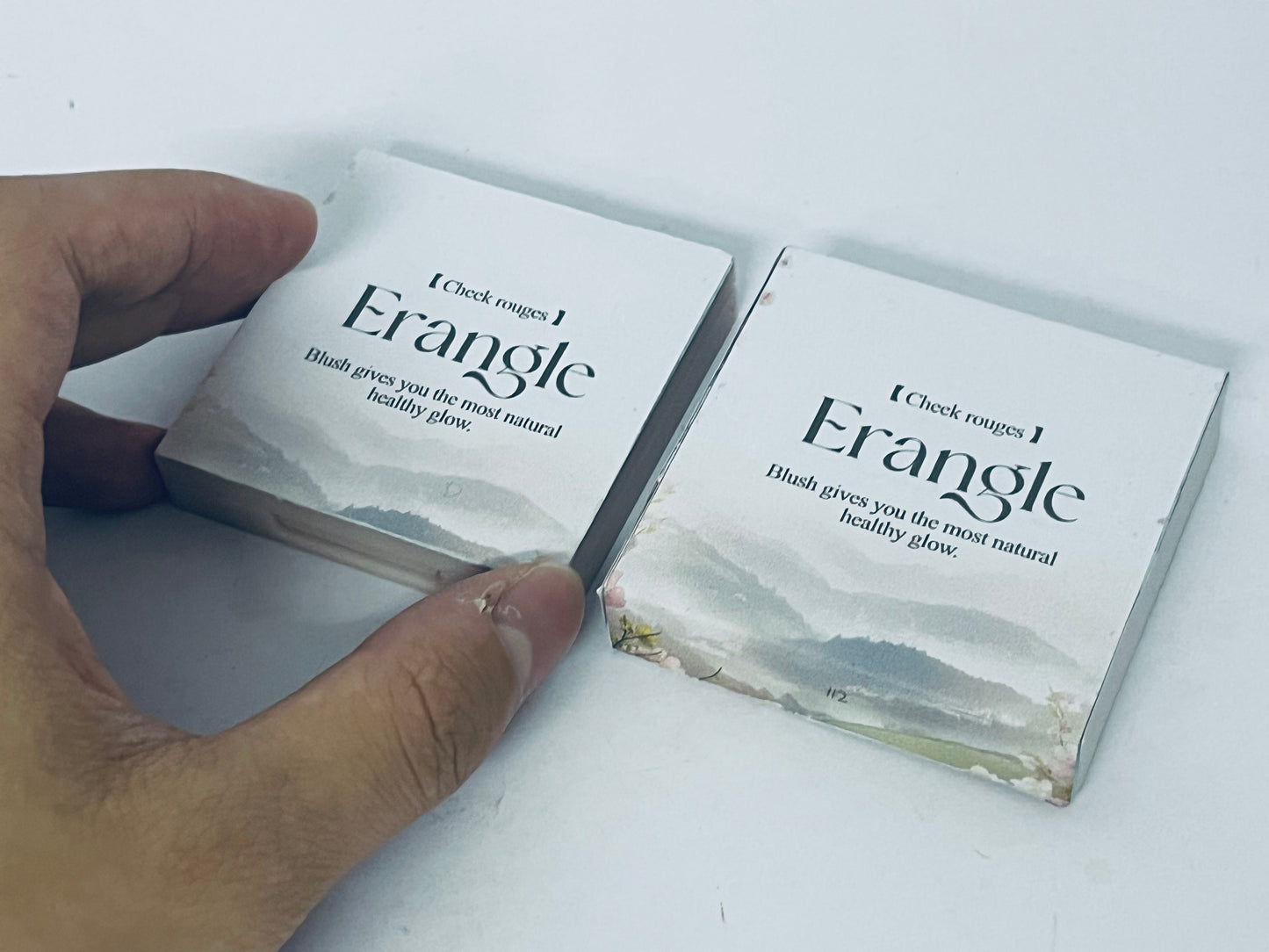 Erangle 3-Color Cream Blush Palette - Blendable Multitone Cheek Tint for Natural Healthy Glow, Buildable Pigment