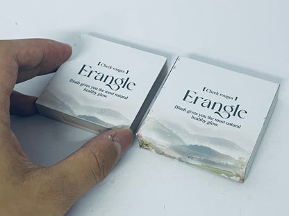 Erangle 3-Color Cream Blush Palette - Blendable Multitone Cheek Tint for Natural Healthy Glow, Buildable Pigment