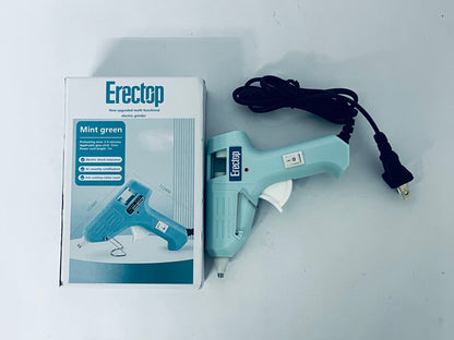 Erectop Mini Hot melt gun Handmade glue gun for household use (Mint green) Fast Preheating