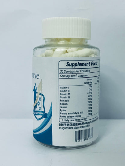 Estheticurve L-Lysine 1000mg Per Serving, 250 Servings, 60 Capsules - Gluten Free, Non-GMO, 500mg Per Capsule