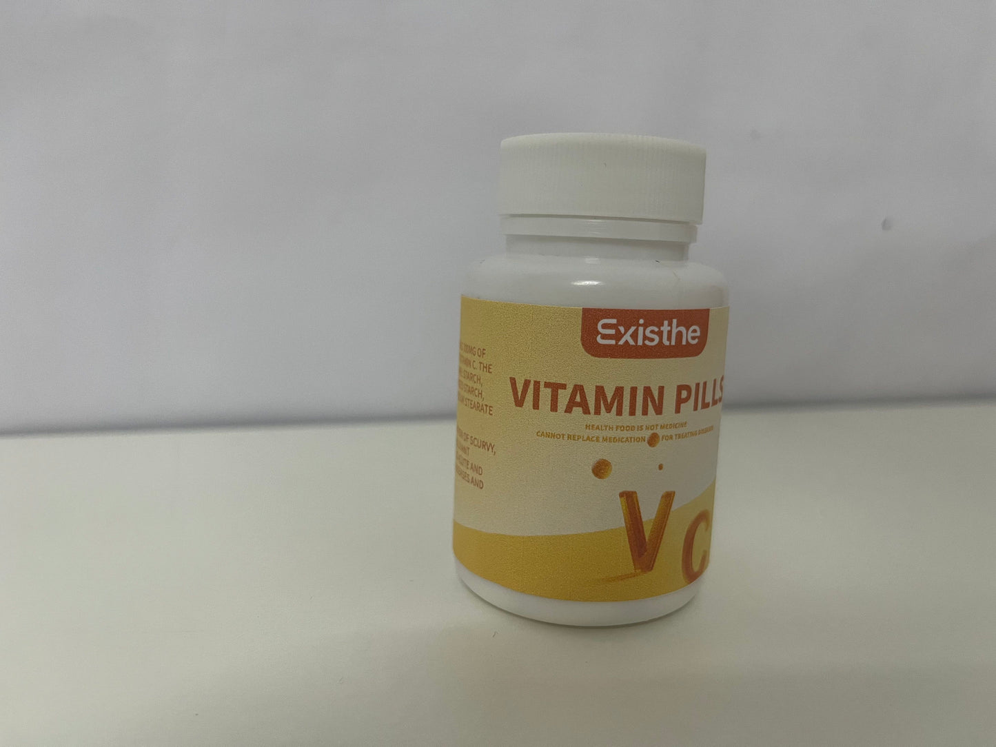 Existhe Vitamin C - Powerful Antioxidant Immune Support - Sensitive Stomach Existhe Vitamin C Pills  Calcium Ascorbate