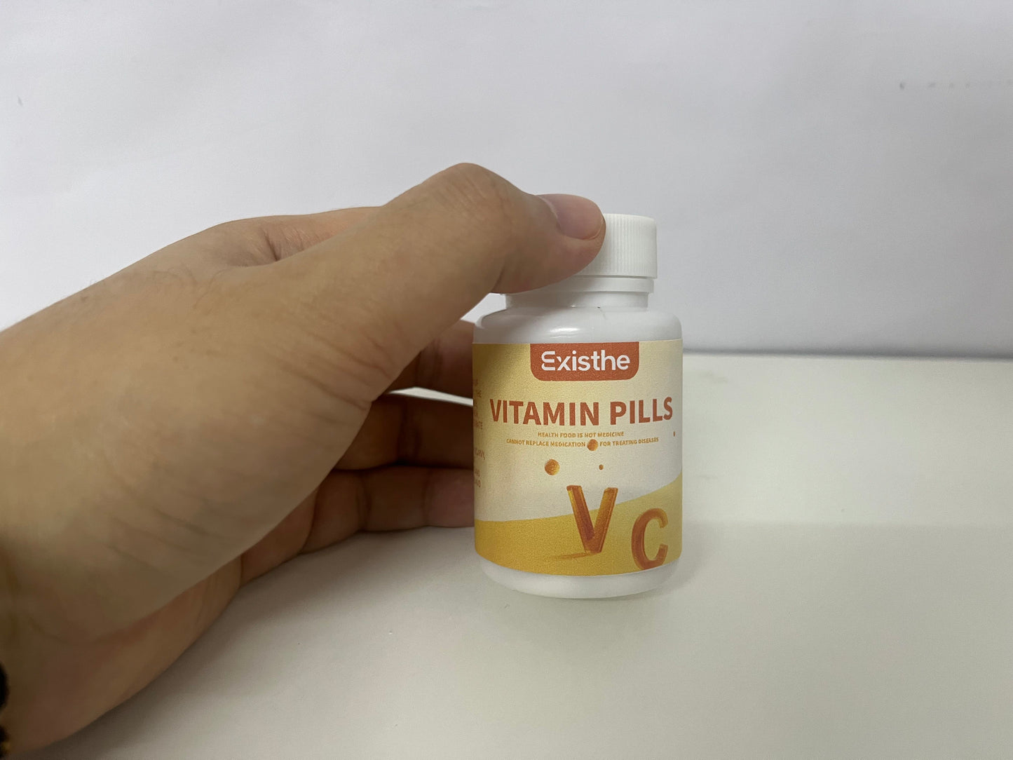 Existhe Vitamin C - Powerful Antioxidant Immune Support - Sensitive Stomach Existhe Vitamin C Pills  Calcium Ascorbate