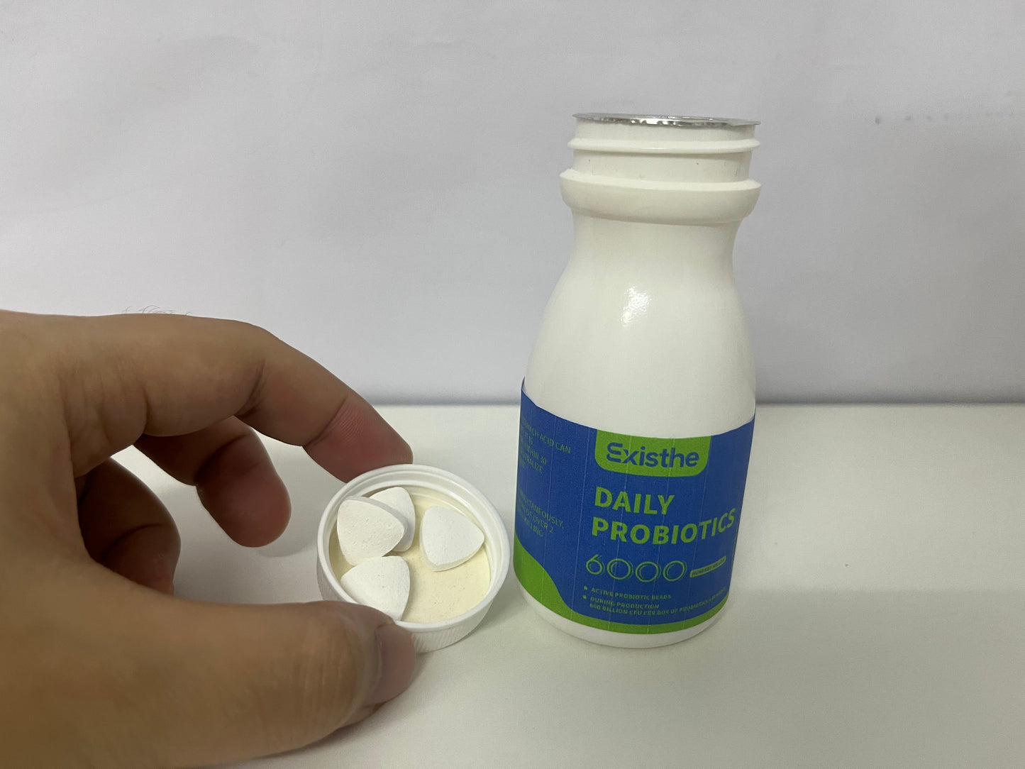 ExistheDaily Probiotics: 6 Active Strains & 6000 Billion CFU — Daily Gut Balance Support Supplement